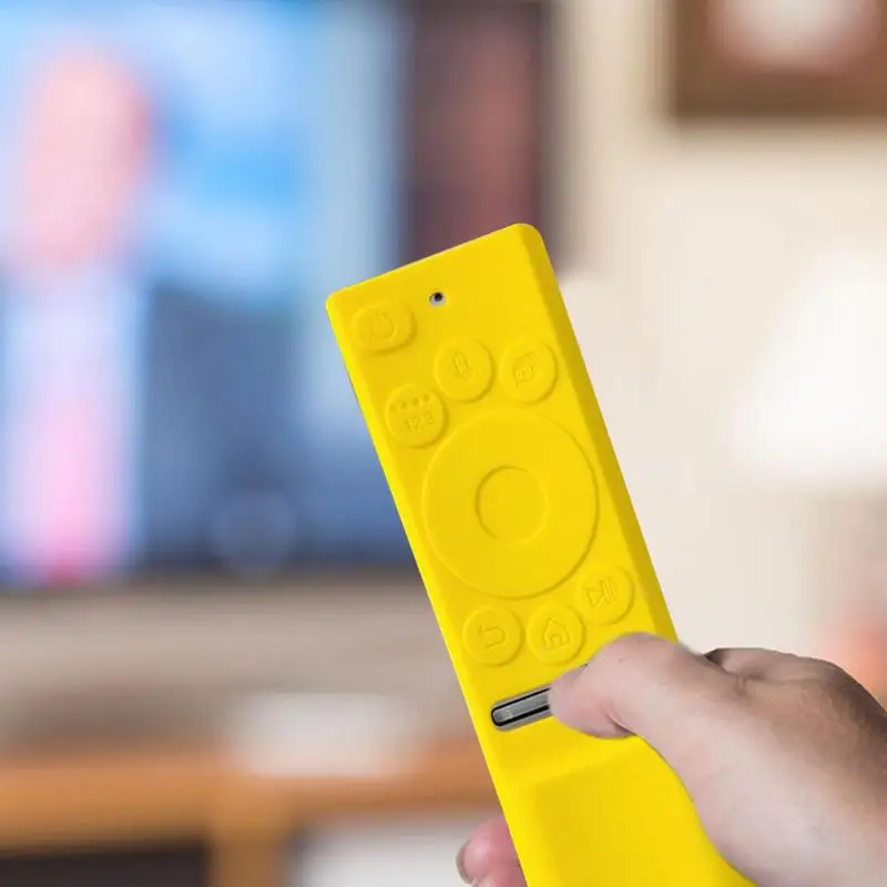 ForSamsung Smart TV Solar Remote Control Protective Cover Anti-fall Thicken Silicone Non-slip BN59-013928 Durable Protect Cases