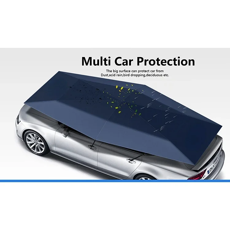 New design Anti-UV automatic folding sun shade covering roof car cover car umbrella