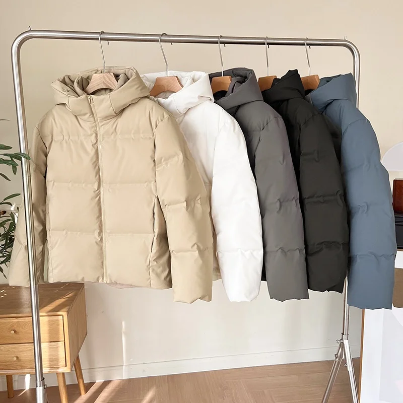 Nieuwe Winter Thiened Witte Du Down Jaet Kapmantel Sl Sed In Paskamer Dames Faion Koudebestendige Bovenkleding