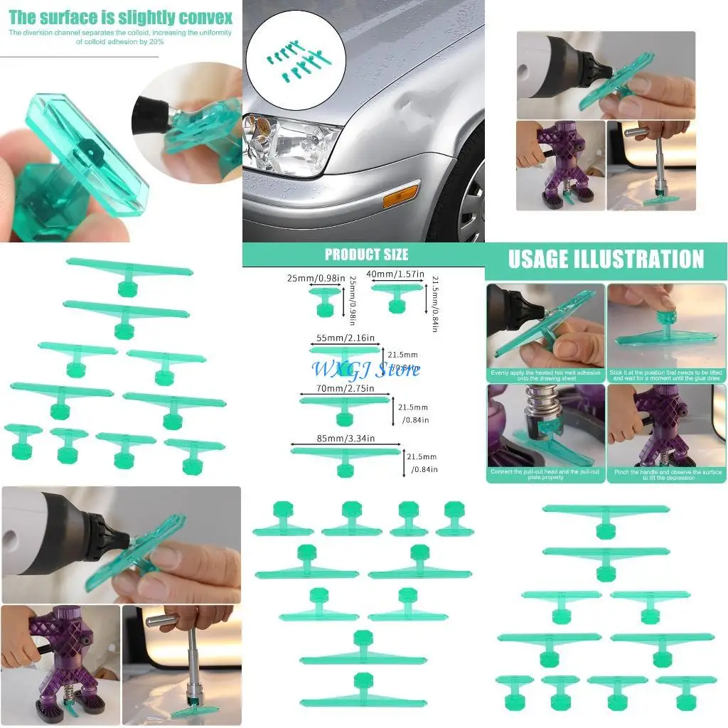 

37JE RESTORATION CAR CAR BELY CREAD DUBNERSING DENT STRALER без покраски повреждений