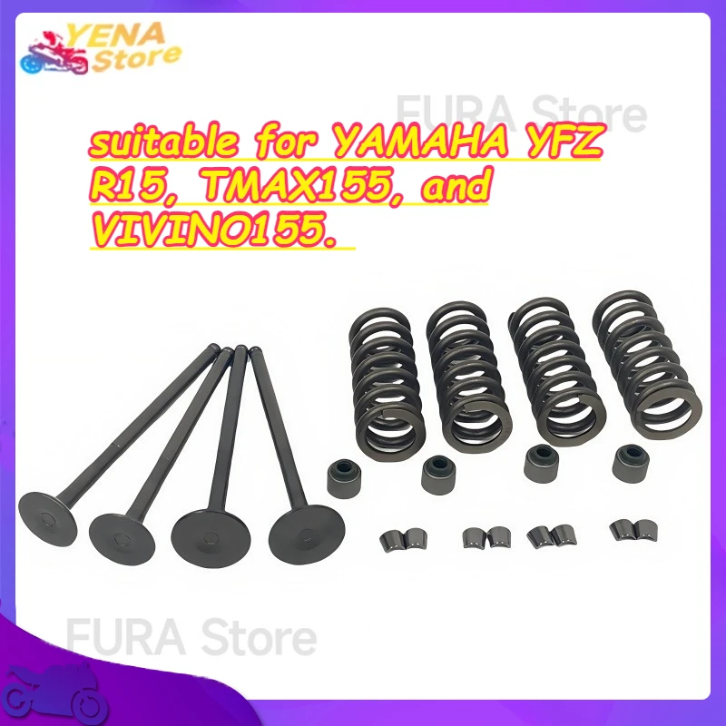 

Стержни впускных и выпускных клапанов для мотоциклетных двигателей подходят для YAMAHA YFZ R15, TMAX155, и VIVINO155.