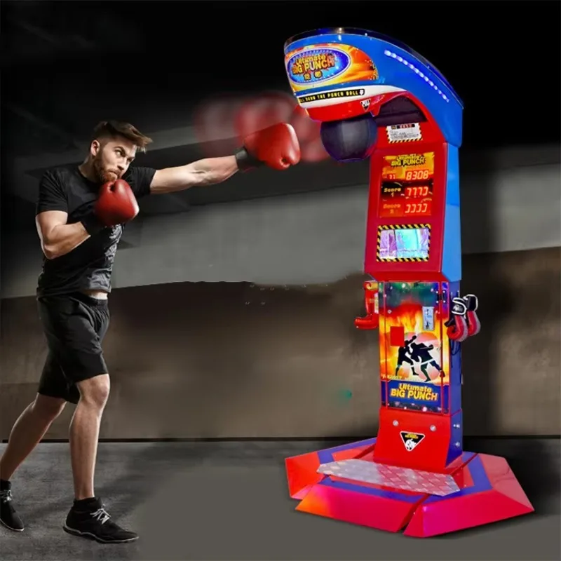 

Coin Operated Arcade Boxing Game Machine Activity Training Force Boxing Machine Equipment for Adults