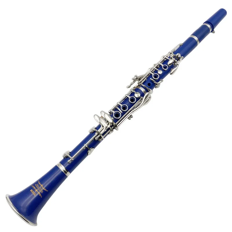 B-flat Clarinet Multi Color Option Woodwind Instrument For Student Learners School Band Daily Music Practice