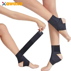 1 PCS High-Elastic Ankle Wraps Ankle Brace Support, Adjustable Compression Ankle Sleeves for Running, Tennis, Sprains, Arthritis