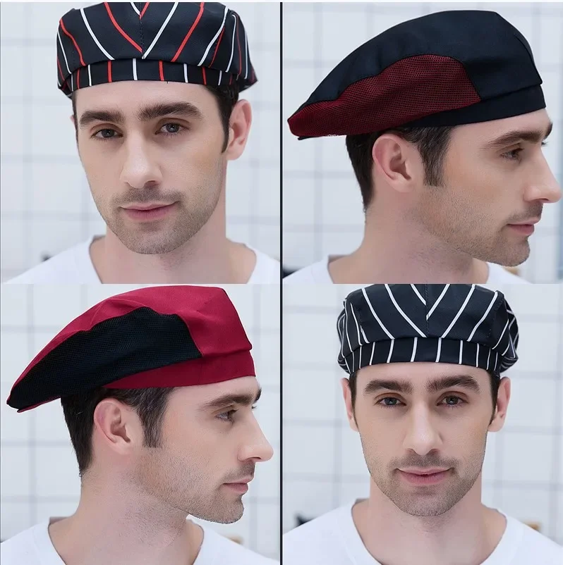 

Men Chef Hat Waiter Waitress Kitchen Cook Cap Work Hat Hotel Restaurant Canteen Bakery Kitchen Barber Master Cook Caps Homework