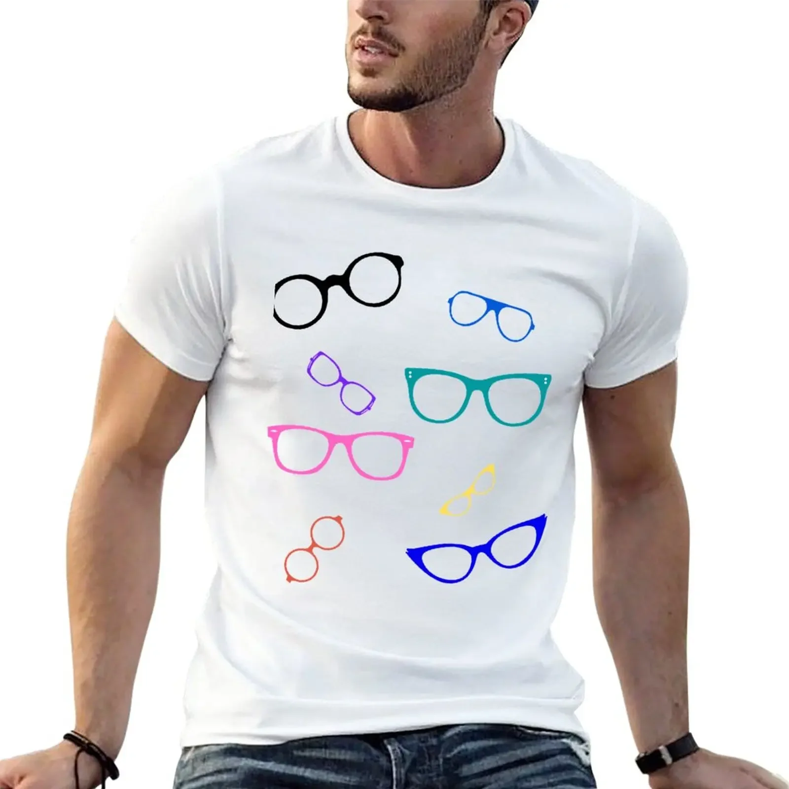 

New Glasses Everywhere T-Shirt hippie clothes Aesthetic clothing summer tops sports fan t-shirts heavy weight t shirts for men