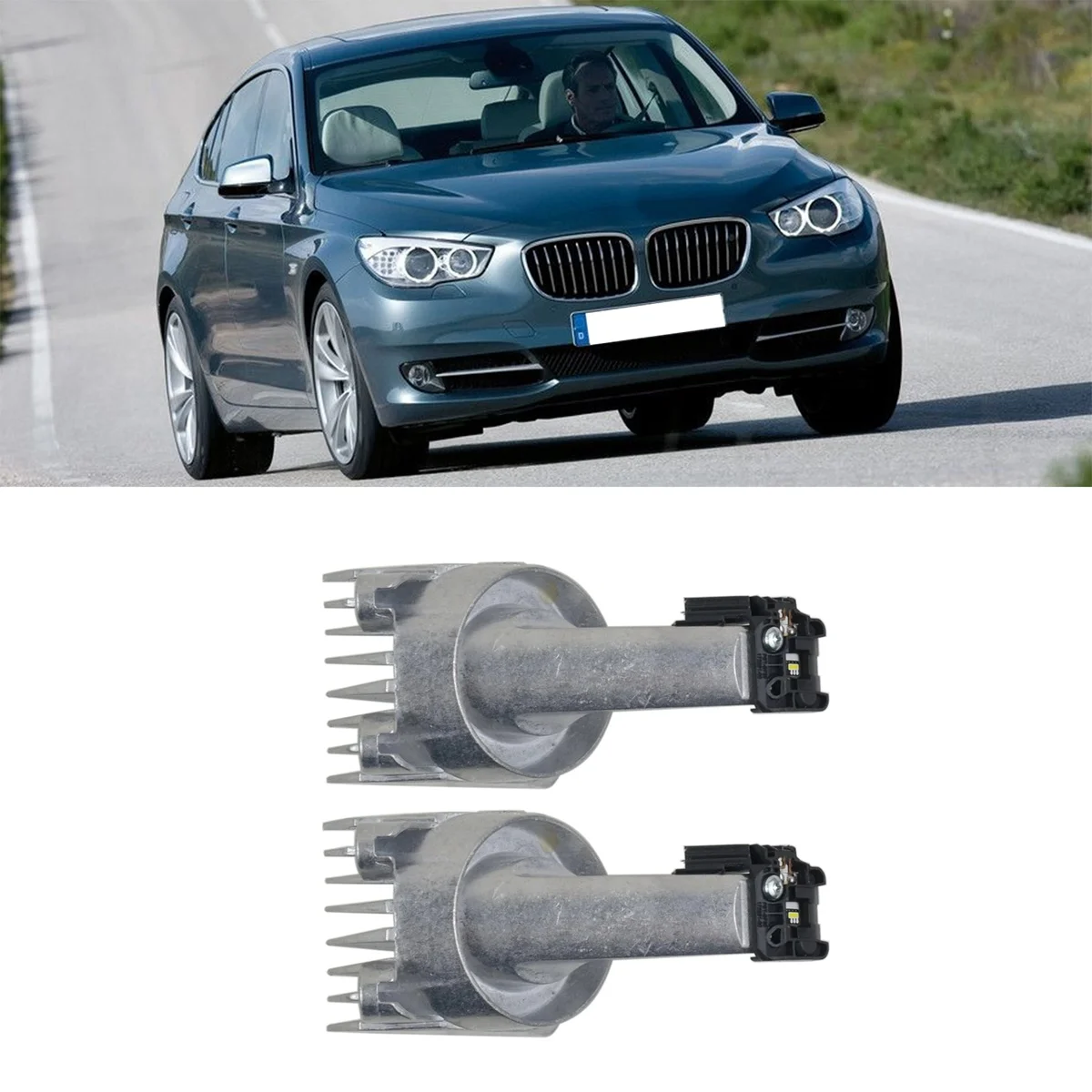 Enquêter de jour Angel Vision pour BMW Série 5, Source Tech, Lumière de sauna, Auto, F10, F11, F07, 63127262731