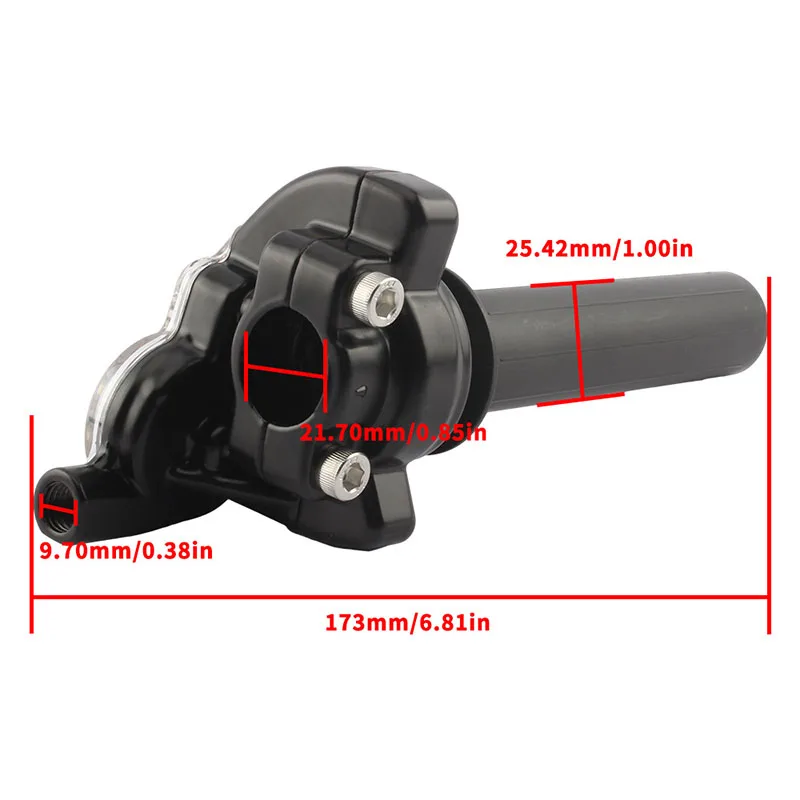 Pitbike Motorcycle Quick Draw Gas Handle Moped Tuning Parts CNC Aluminum 22mm Universal Enduro Dirtbike Motocross Throttle Grips