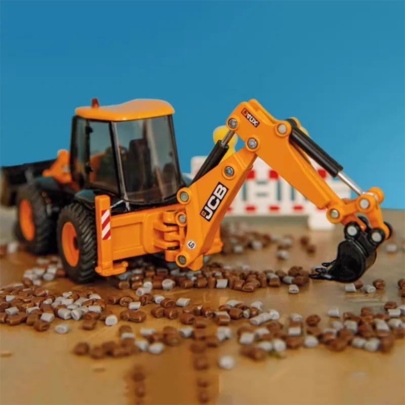 Diecast 1:50 Scale Siku 3558 JCB 4CX Excavator Loader Alloy Vehicle Model Finished Simulation Collection Decoration Gift Toys