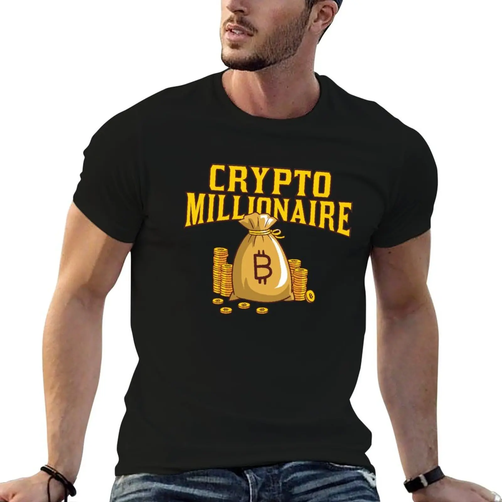 Bitcoin Millionaire Crypto Shirt | Cryptocurrency Hoodie | Bitcoin Shirts | Crypto Apparel HODL Shirt Funny Crypto C T-Shirt