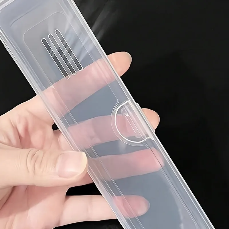 3pcs Fragrance-Free Travel Toothbrush Case, Portable  Electric Toothbrush And Toothpaste Container, Breathable Toothbrush Box.