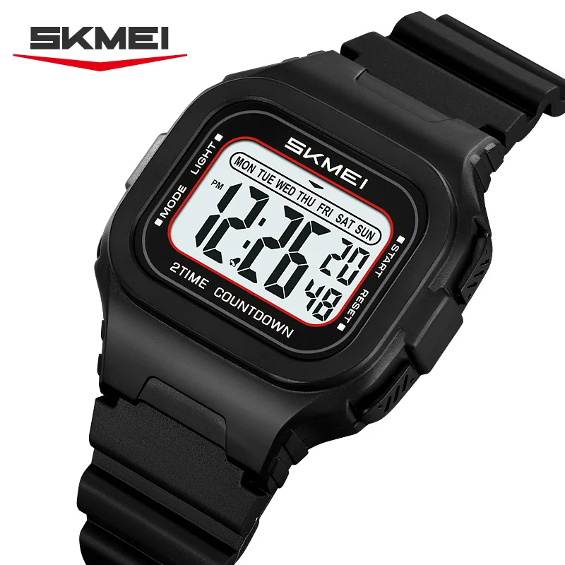 SKMEI 2343 Electronic Watches Chrono Students Military Watch Reloj Hombre Sports Digital Wristwatches For Men Women Waterproof