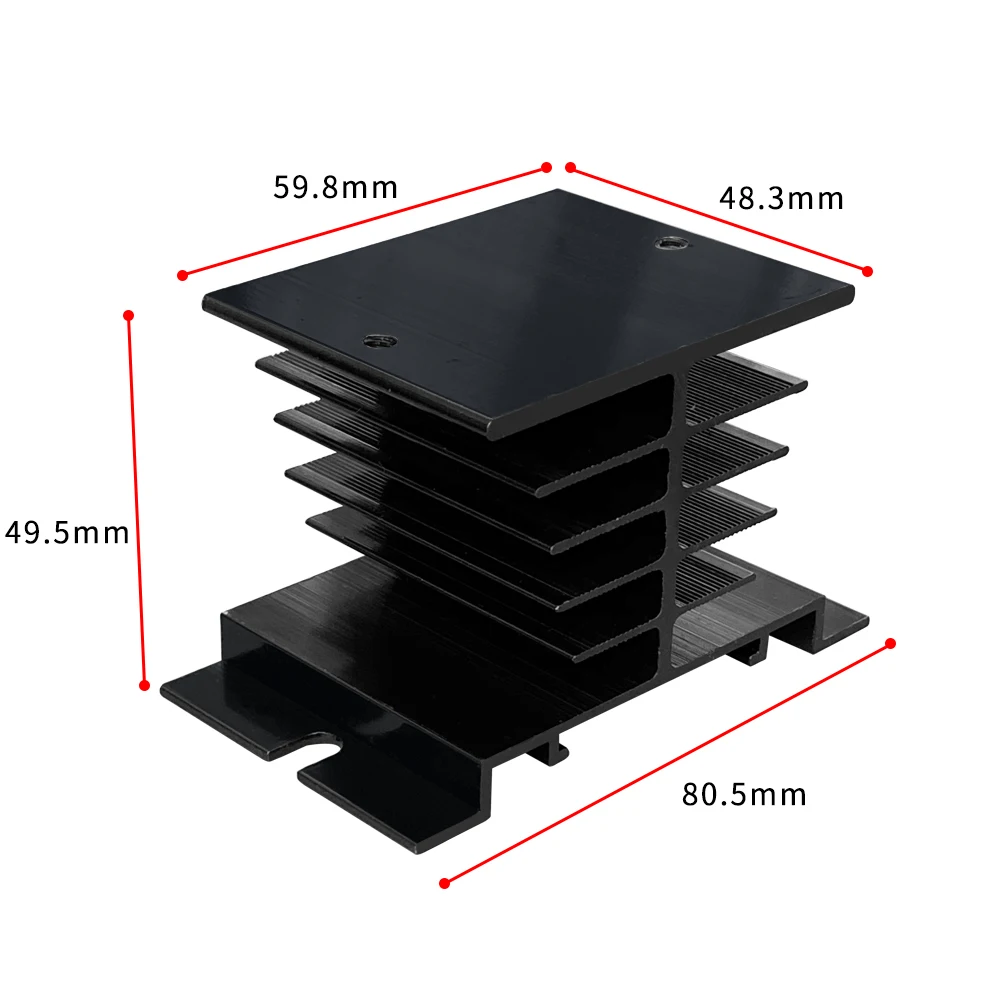 Solid State Relay SSR 10DA 25DA 40DA DC Control AC White Shell Single Phase Without Plastic Cover 3-32V Input DC 24-380V AC Outp