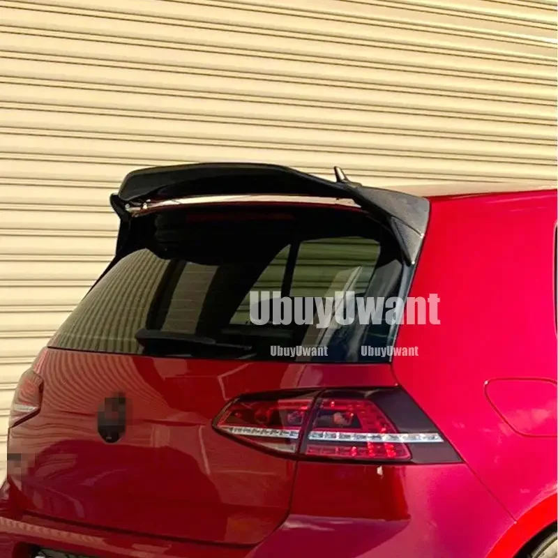 For Volkswagen Golf 7 MK7 GTI R GOLF7 MK7 7.5 Aspec Style Rear Spoiler Wing Spoiler Roof Extsnion Cover Trim Accessories
