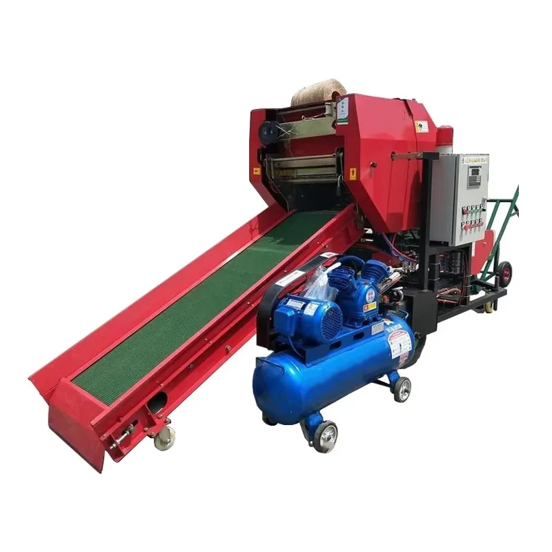 

Automation Electric Straw Hay Alfalfa Baler Packing Machine Corn Silage Baler Equipment