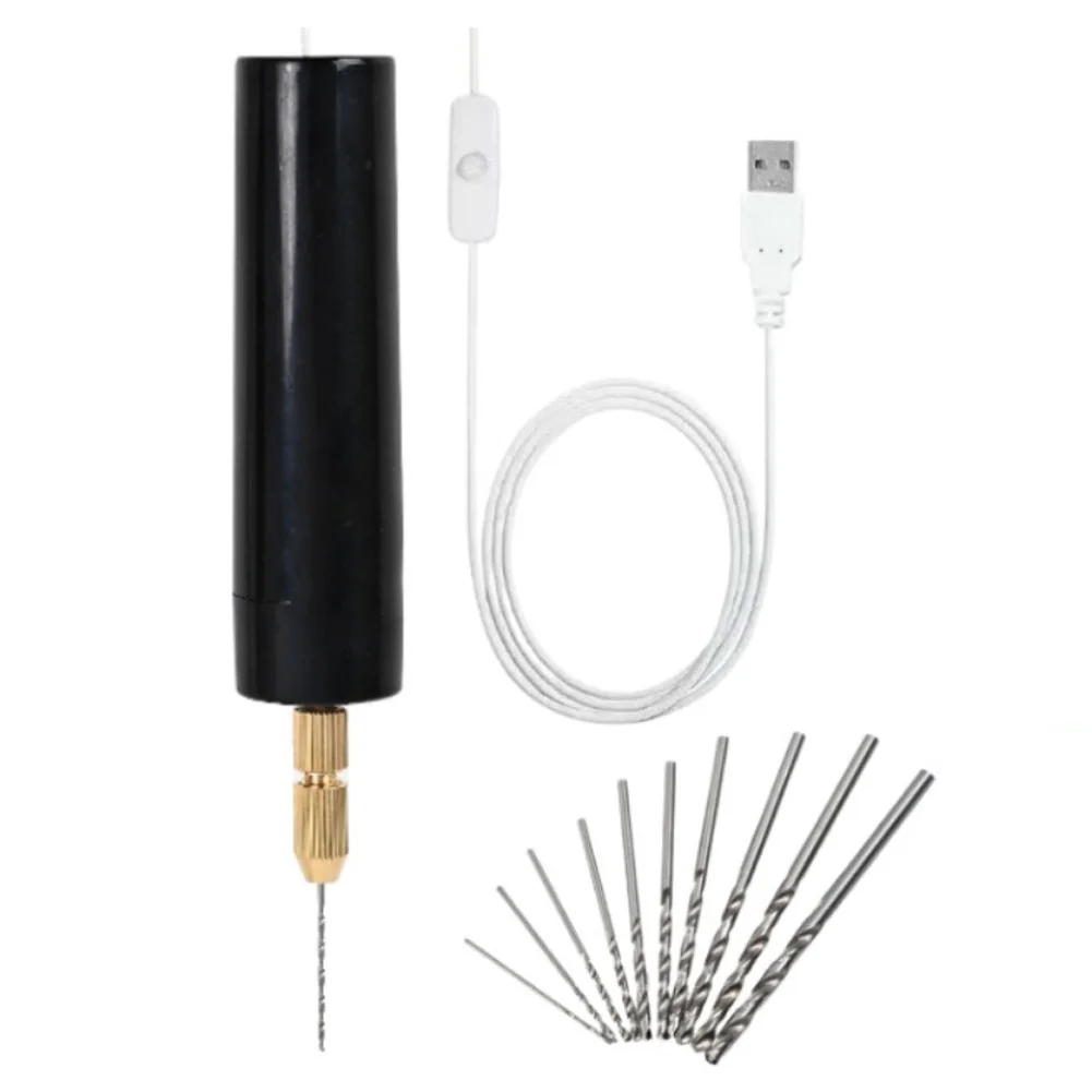Jewelry Crafting DIY Resin Projects Needle Drill Set Quick Change Chuck Drill Resin Crafting Drill 0.7-1.2mm Chuck