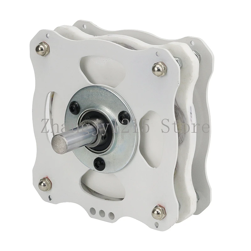 High-power DIY disc permanent magnet coreless generator, low-speed, high-efficiency wind-hydraulic free energy exploration