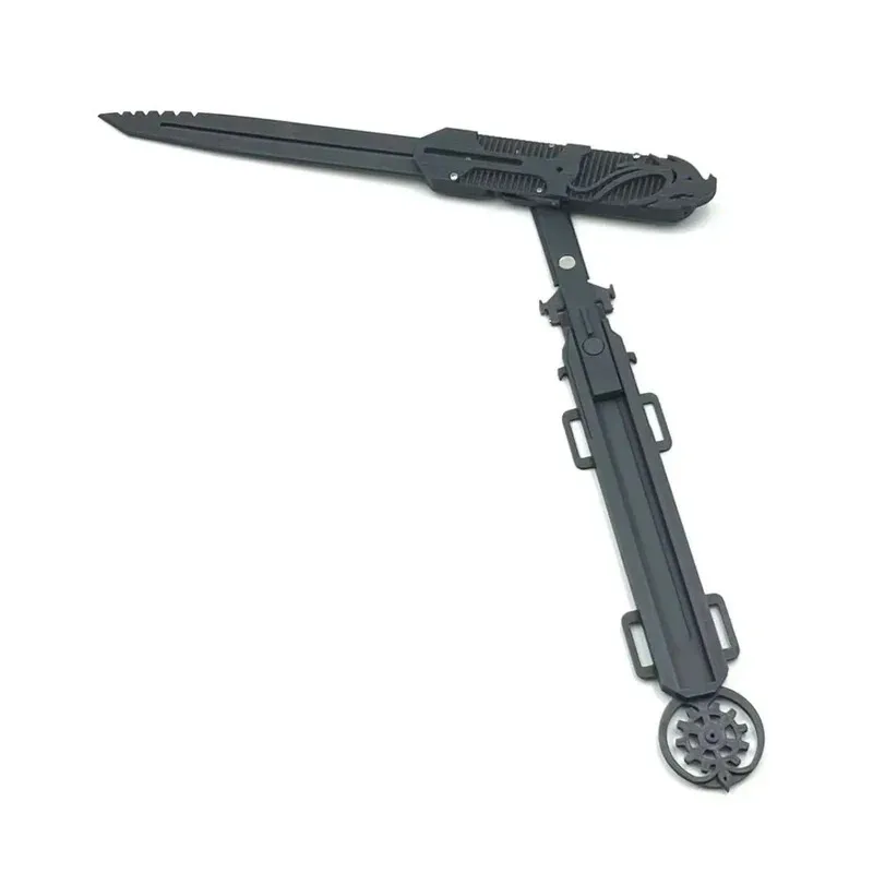 جديد بولي كلوريد الفينيل كم السيف يمكن تدوير الشفرة هناك نمطين رائعين في أشكال مختلفة أزياء حفلات الهالوين التأثيرية الدعائم