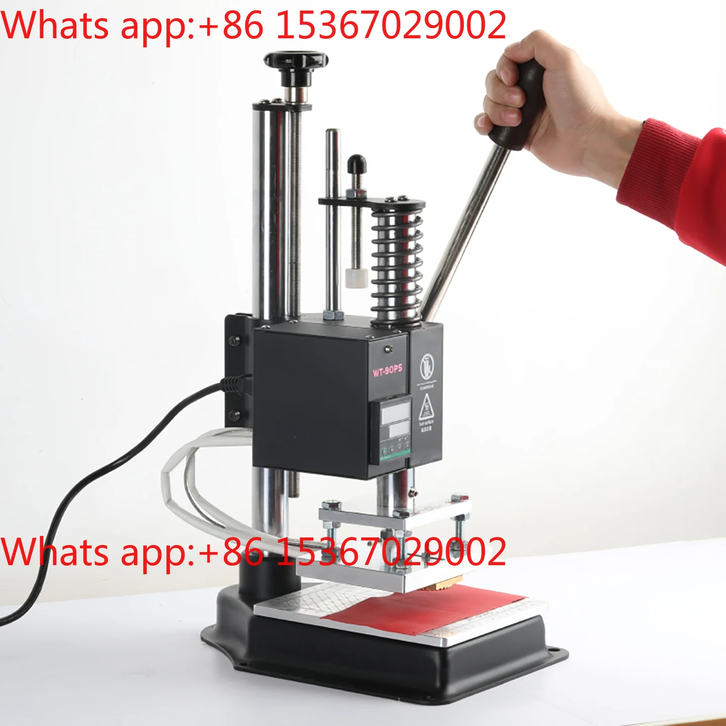WT-90PS series multi-functional small bronzing machine leather hot stamping embossing and cutting press