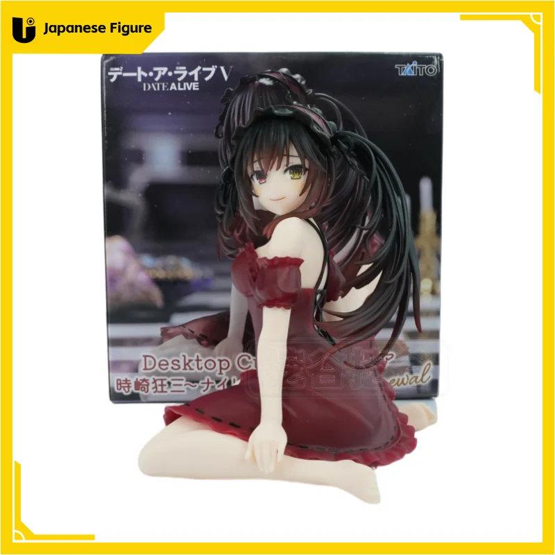 

Taito Kurumi Tokisaki Prize Figure Date A Live Anime Nightgown Spirit Character Statue Desktop Decoration For Anime Collectors