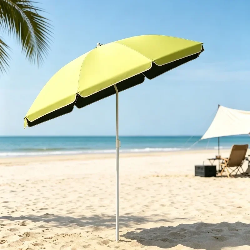 2026 Unique Adjustable Tilt Patio Umbrellas Sun Parasol Outdoor Camping Canopy Foldable Umbrellas UV Protection Parasol Outdoor