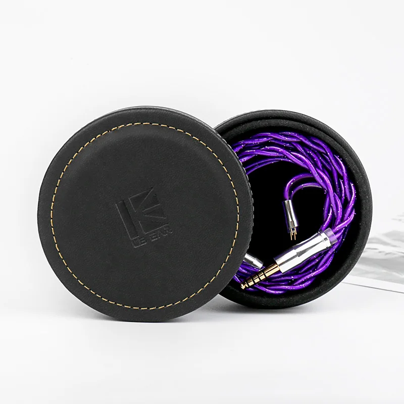 KBEAR k-luxe étui de protection de rangement PU pour écouteurs câble coque rigide écouteurs boîte Portable ‌ étui pour KB03/Phoenix