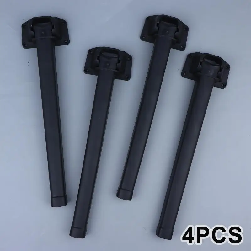 4Pcs Foldable Table Legs For Portable Home Office Solutions Plastic Design With Adjustable Height