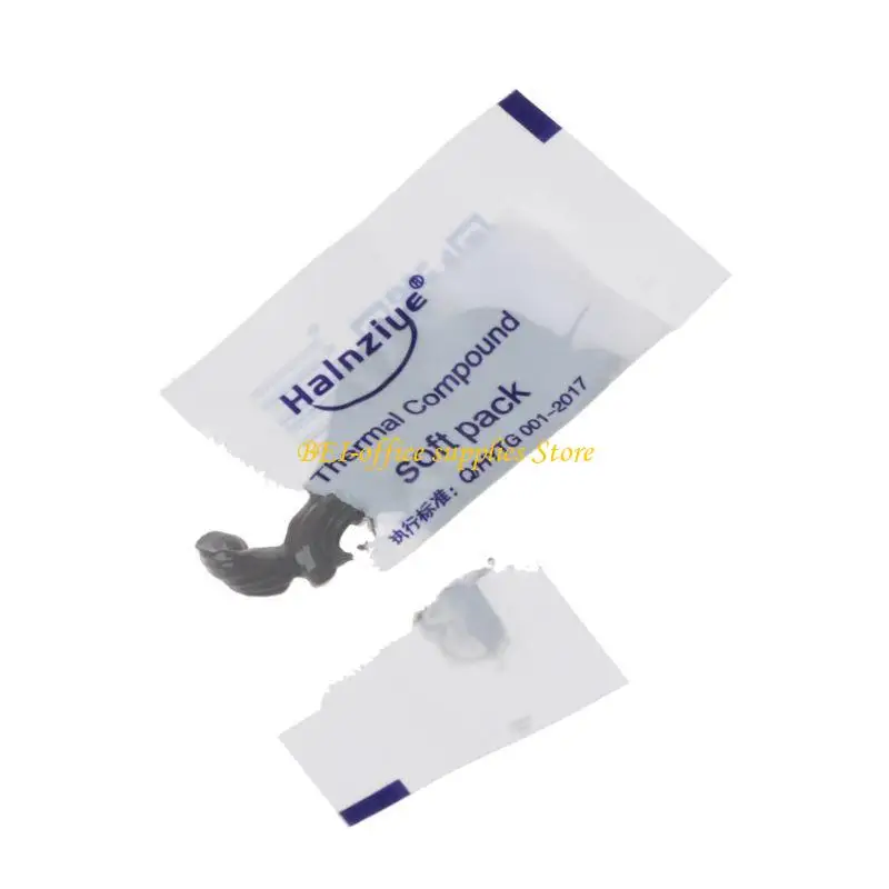 

A9LC 100Pcs HY510 Thermal Grease Compound Silicone CPU Heat Sink Cooling Paste Gray