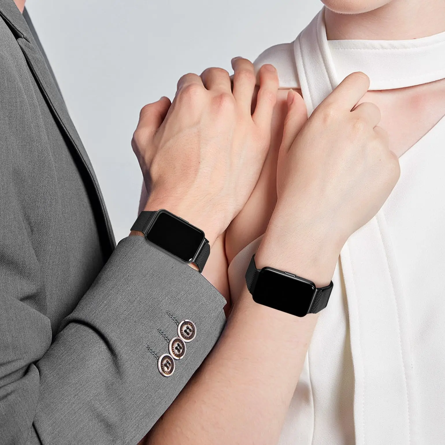 Pasek Milanese Loop do Samsung Galaxy Fit 3 Akcesoria Metalowy pasek ze stali nierdzewnej Bransoletka Correa Magnetic Galaxy Fit3