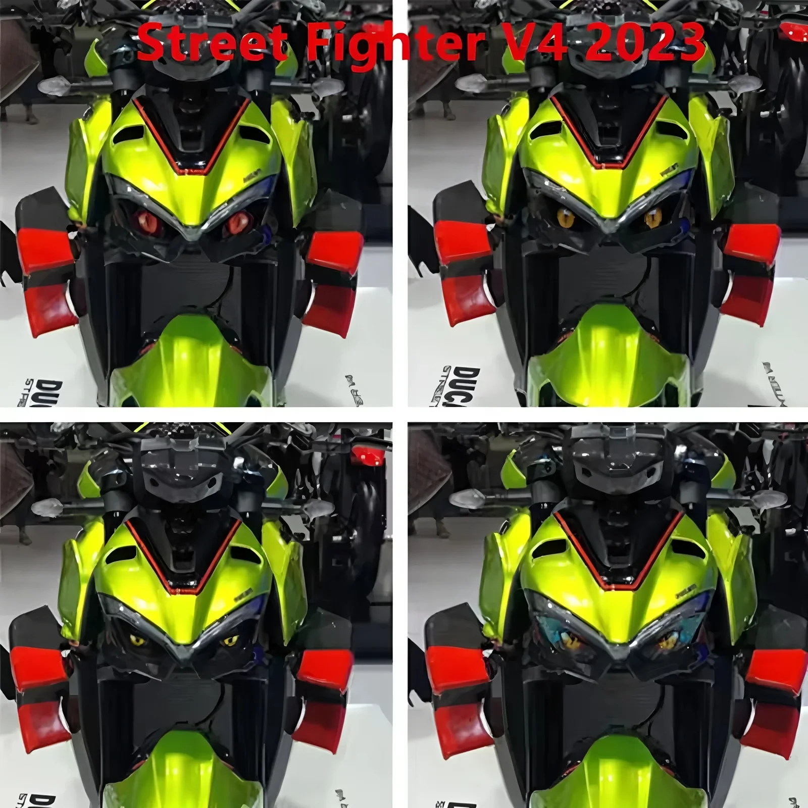 For Ducati Streetfighter V4 V4S 2023 2024 V4 Motorcycle Headlight Sticker Head Light Guard Head Light Protection  ﻿