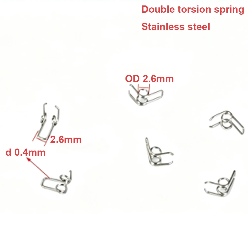 V-Shaped Torsion Spring Stainless Steel/Spring Steel Double Torsion Clamp Irregular Special Shaped Small Hook Springs