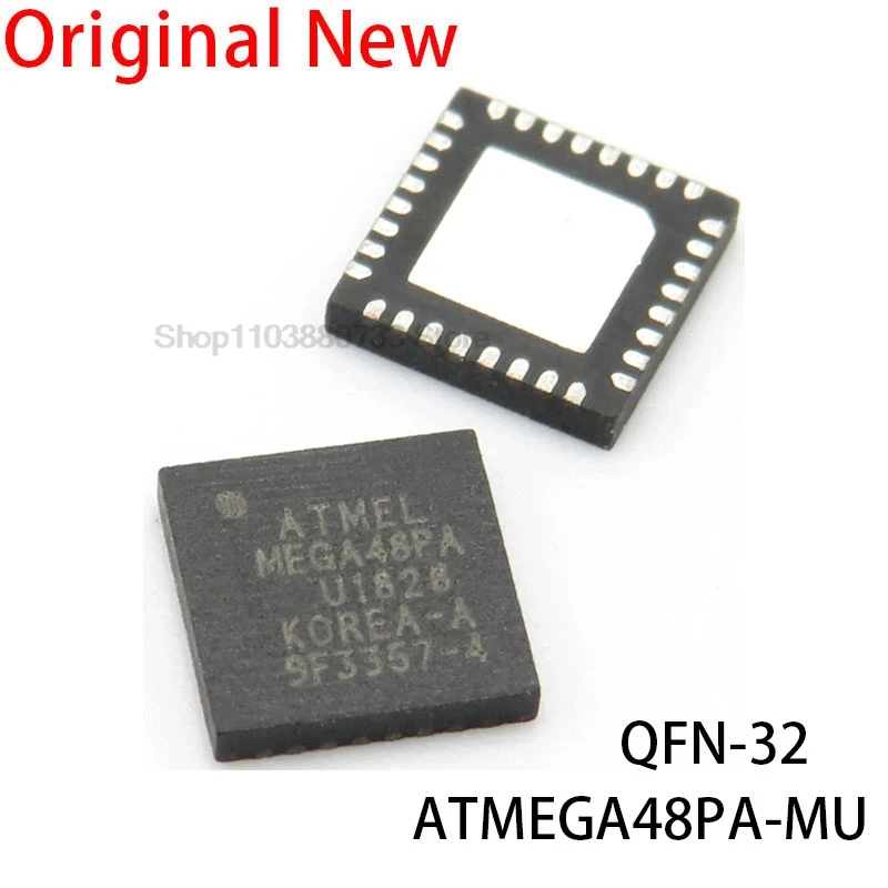 1PCS New and Original ATMEGA48PA-MU QFN32 ATMEGA48PA-U VQFN-32 ATMELM48PA-U QFN-32 ATMEGA48PA U-CN