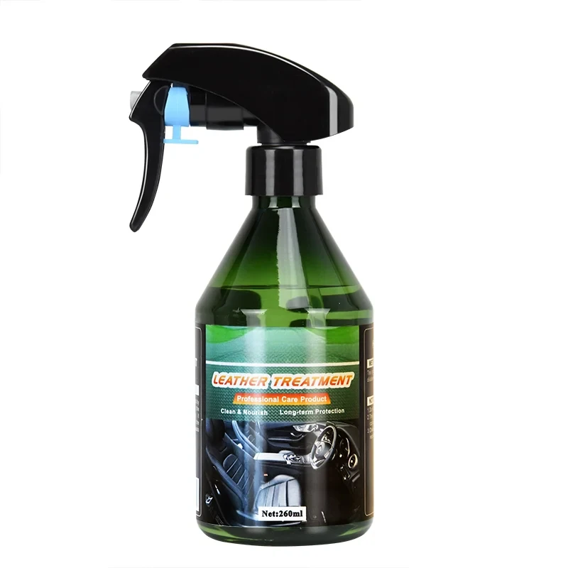 Leather & Plastic Interior Cleaner & Restorer – Water-Based Spray for Cars, SUVs, RVs (260ml) • Deep Cleans, Polishes