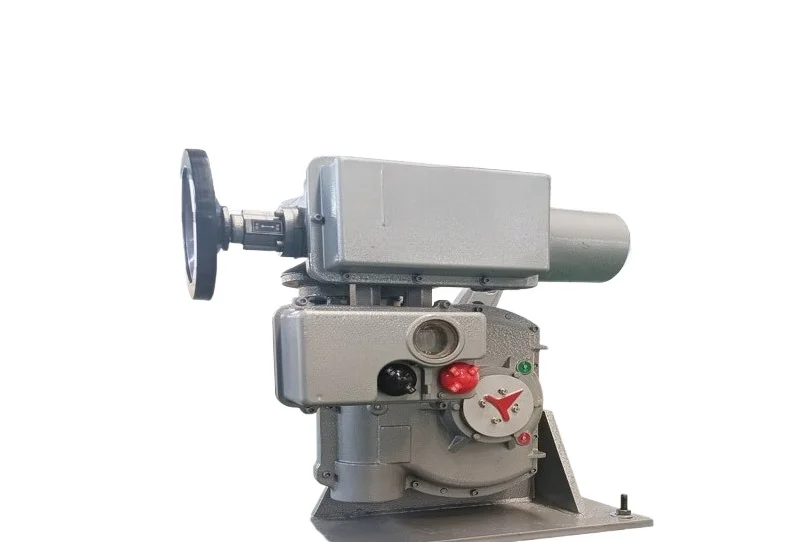Electric actuator angular stroke electric actuator valve