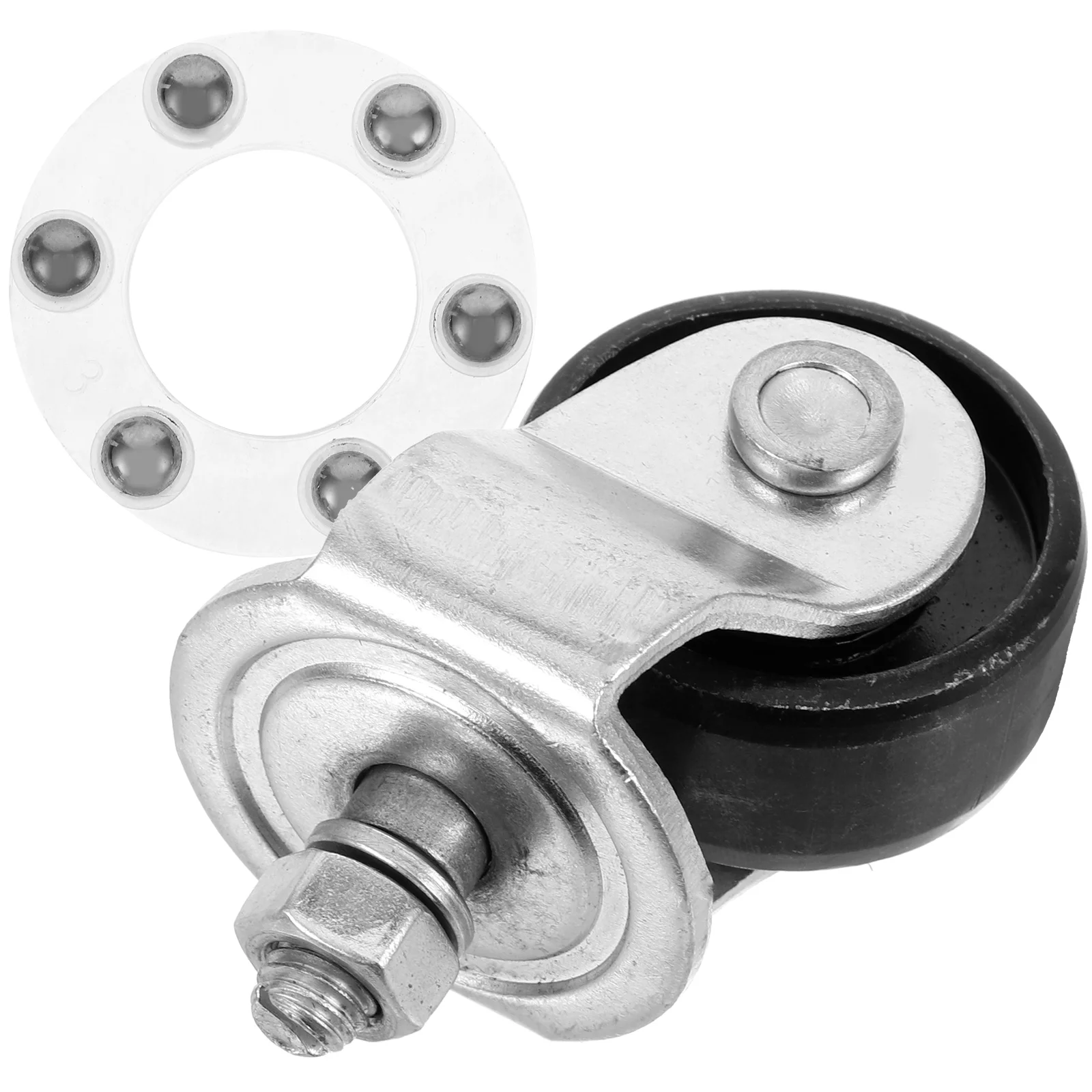 Jack Front Wheel Air Horizontal Caster Wheels Bottle Floor Replacement Steel for Garage Parts Car Accessories Work Heavy Duty