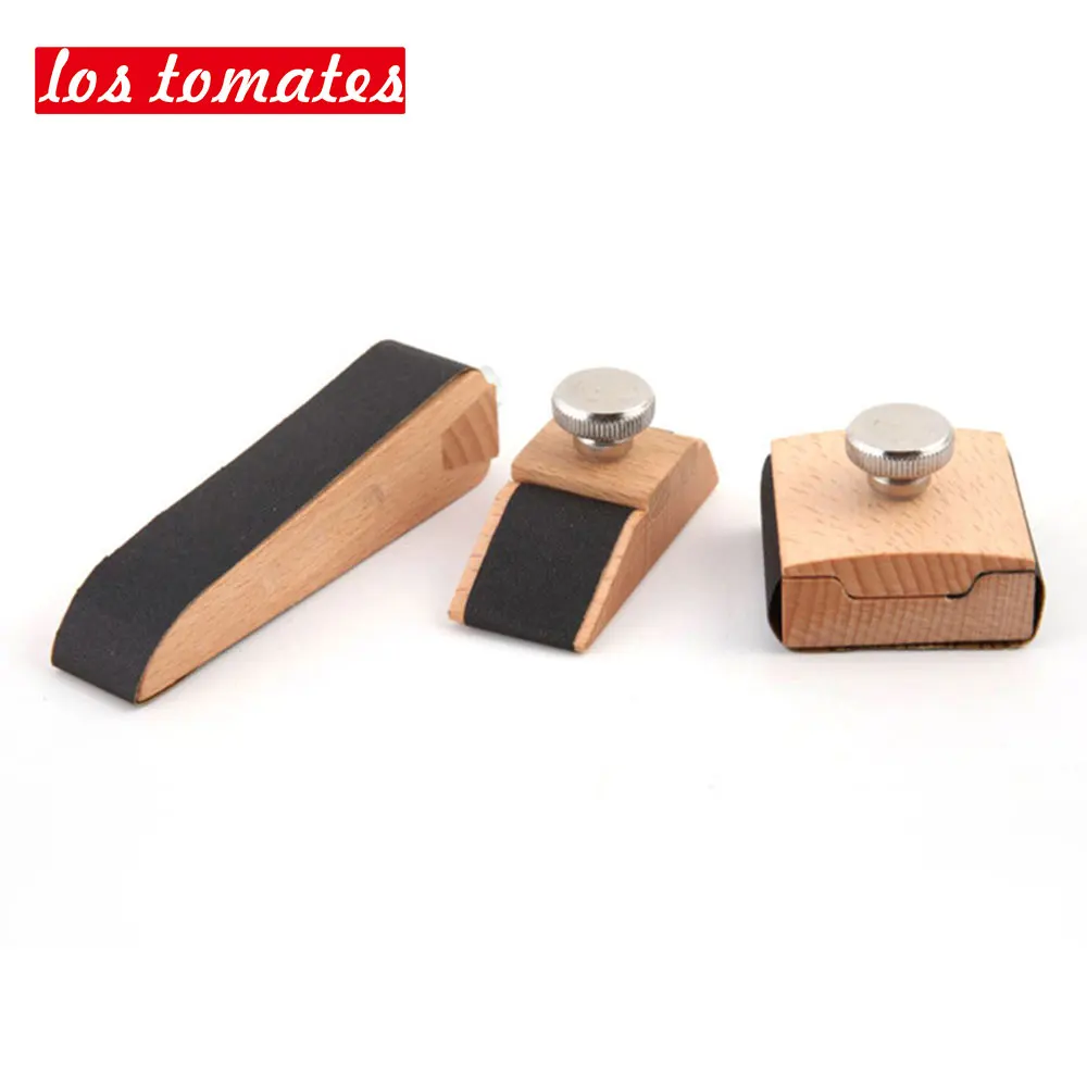 Handmade Leather DIY Leather Craft Edge Treatment Polish Sand Paper Clip Wood Screw up Hand Leather Edge Banding Leather Tool