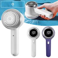 Electric Lint Remover Lightweight Clothes Ball Fluff Fabric Shaver Portable Electric Fabric Remover with LED Digital Display