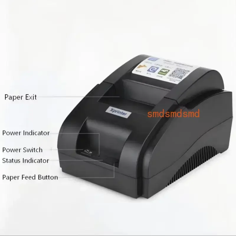 Xprinter XP58MM Thermal Receipt Printer Fully Automatic Dual-Mode Bluetooth Printer for Restaurants Supermarkets Shopping Malls