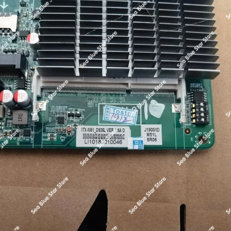 ITX-M51_D926L Quad Core J1900/IDM51L6R06 All-in-One， Double Gigabit  6COM Main Board LVDS Used Dismantling Main Board