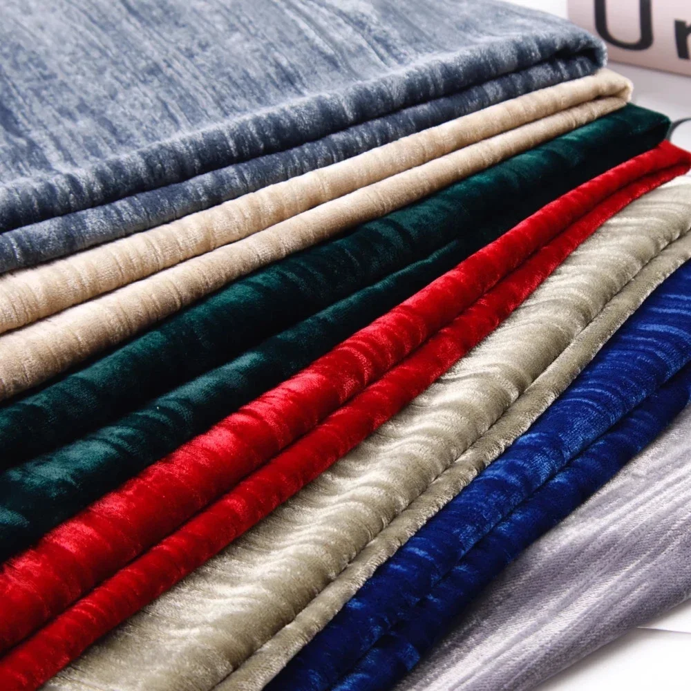 

Мягкая плиссированная бархатная ткань в полоску для одежды, платьев, модного дизайна, рукоделия, шитья, оптом