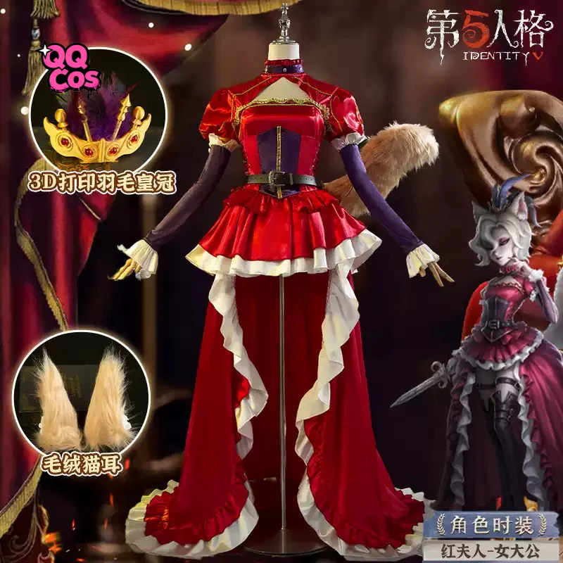 

Identity Ⅴ Bloody Queen cosplay Christmas Party Gorgeous Uniform Accessories Props Complete Set QQcos