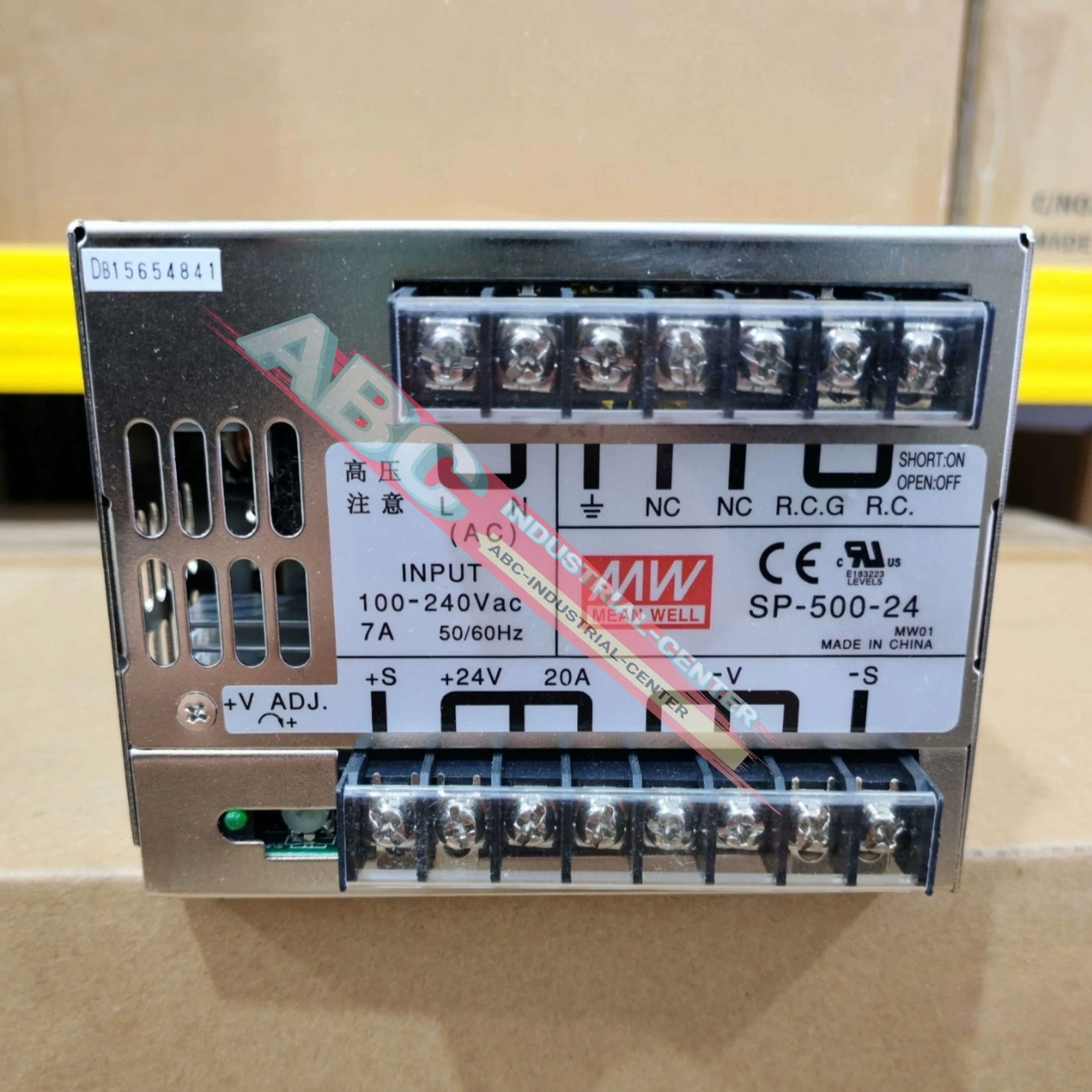 상자에 들어 있는 새 제품 SP-500-12 스위치 전원 공급 장치 SP-500-24 SP-500-48