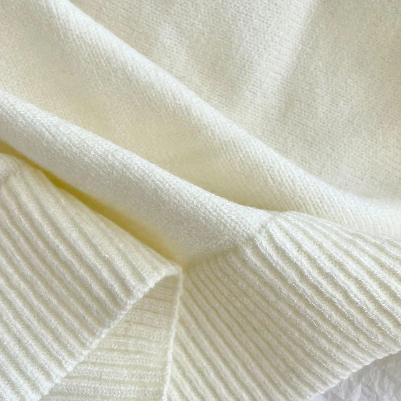 Korean Knitted Shawl Women's Autumn and Winter Air Conditioning Room Cross Fashion Outfit Versatile Solid Color Scarf - view 4