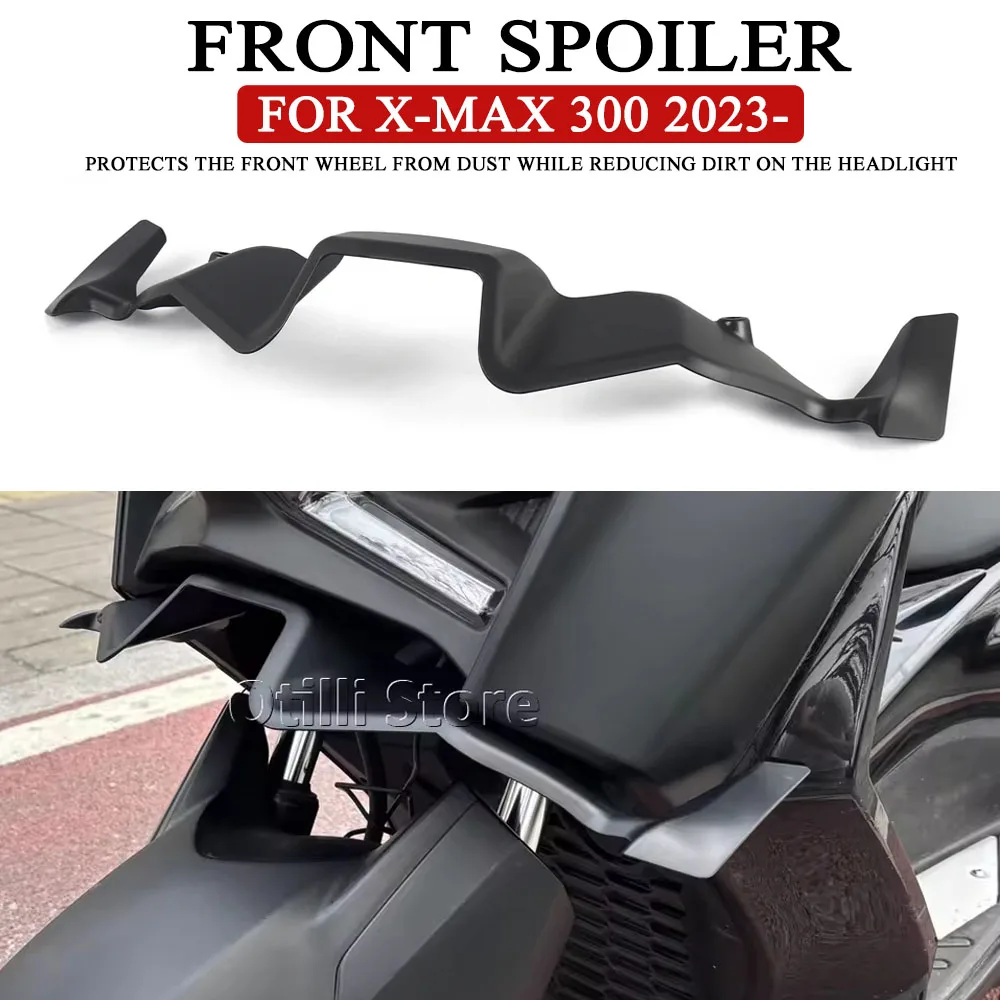 

For Yamaha X-MAX 300 X-MAX XMAX 300 XMAX300 Front Spoiler Downforce Winglets Fairing Aerodynamic Beak Nose Cone Extension Cowl