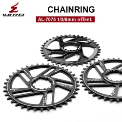 WUZEI MTB Bike Mountain Bike 30T/32T/34T/36T/38T/40T Crown bicycle chainring X9 XX1 X0 X01 Crankset Bike Part