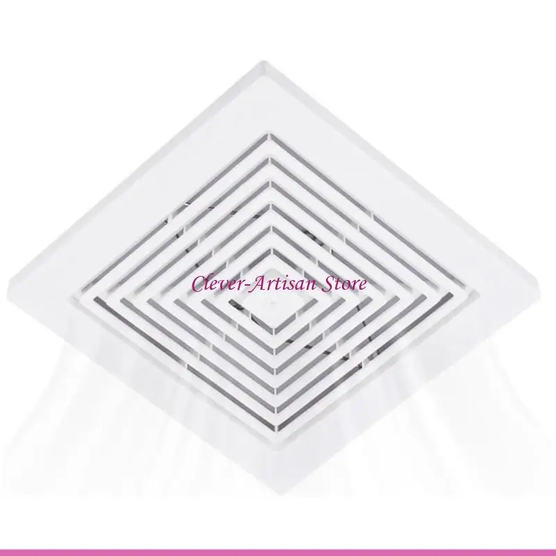 

E06B Ceiling Exhaust Fan Cover Exhaust Vent Ventilation Hood Bathroom Exhaust Fan Cover Outlet Ducting Ventilation Grilles