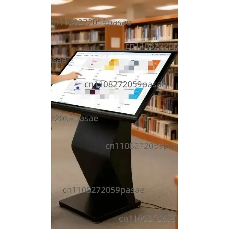 21.5-inch Digital Kiosk LCD Display, Touchscreen Indoor Library Kiosk
