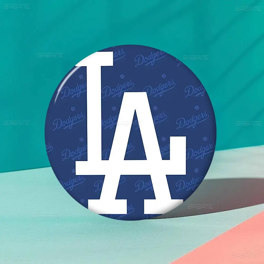 Los Angeles D-Dodgers New Brooches Soft Button Pin Funny Silly Gnarpy On A Skateboard Meme Badge Gamer Collection Gifts view 5