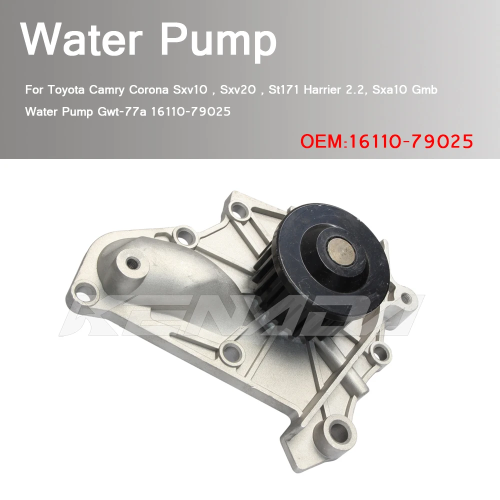 For Toyota Camry Corona Sxv10 Sxv20 St171 Harrier 2.2 Sxa10 Gmb Water Pump Gwt-77a 16110-79025 Water Pump