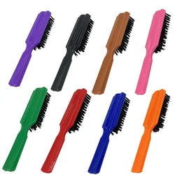 Colorful Nylon Bristle Hair Comb for All Hair Types - Gentle and Effective Brush for Smooth and Shiny Hair
